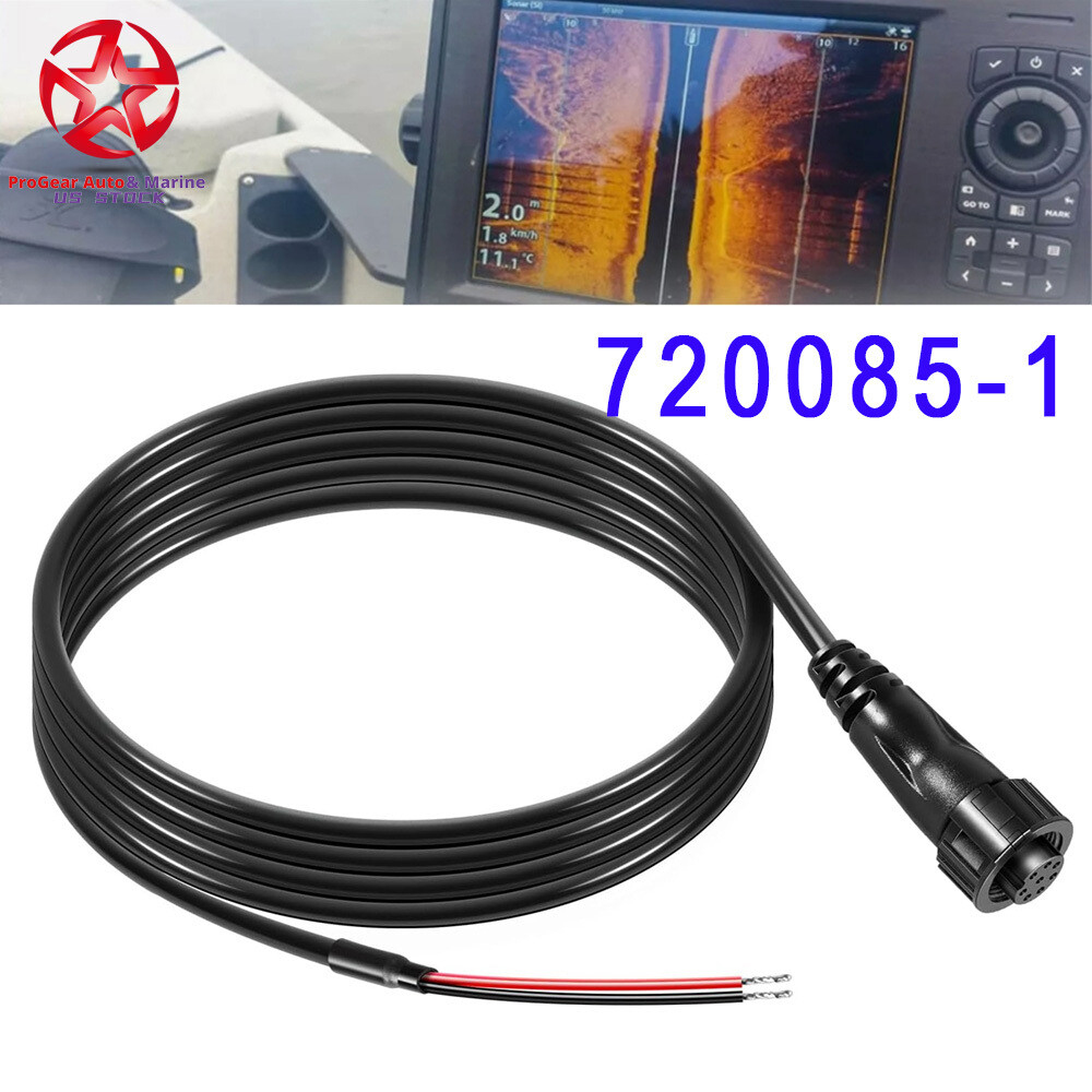 720085-1 Power Cable 6ft Replacement for Humminbird Solix & Onix Series Devices
