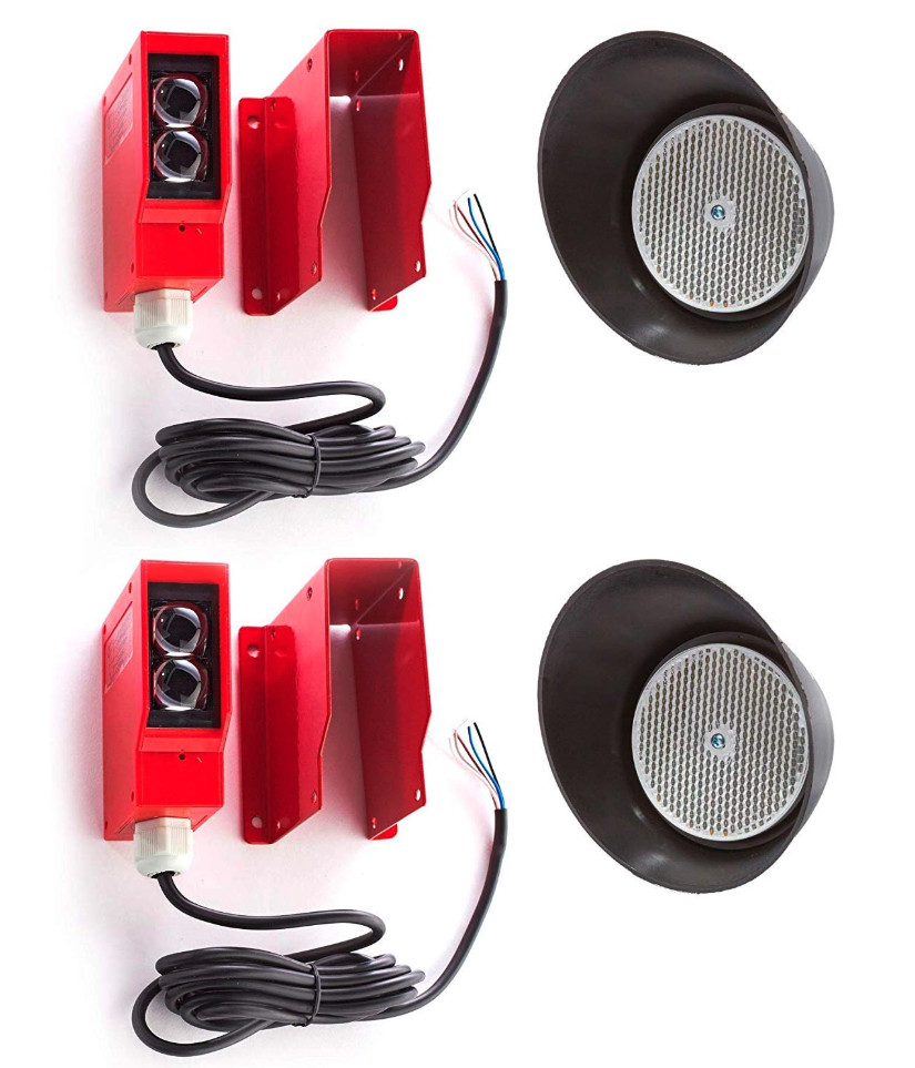 (2) Photo Safety Beam For Sensor, Gates, Garage Doors, Safety Indoor/Outdoor