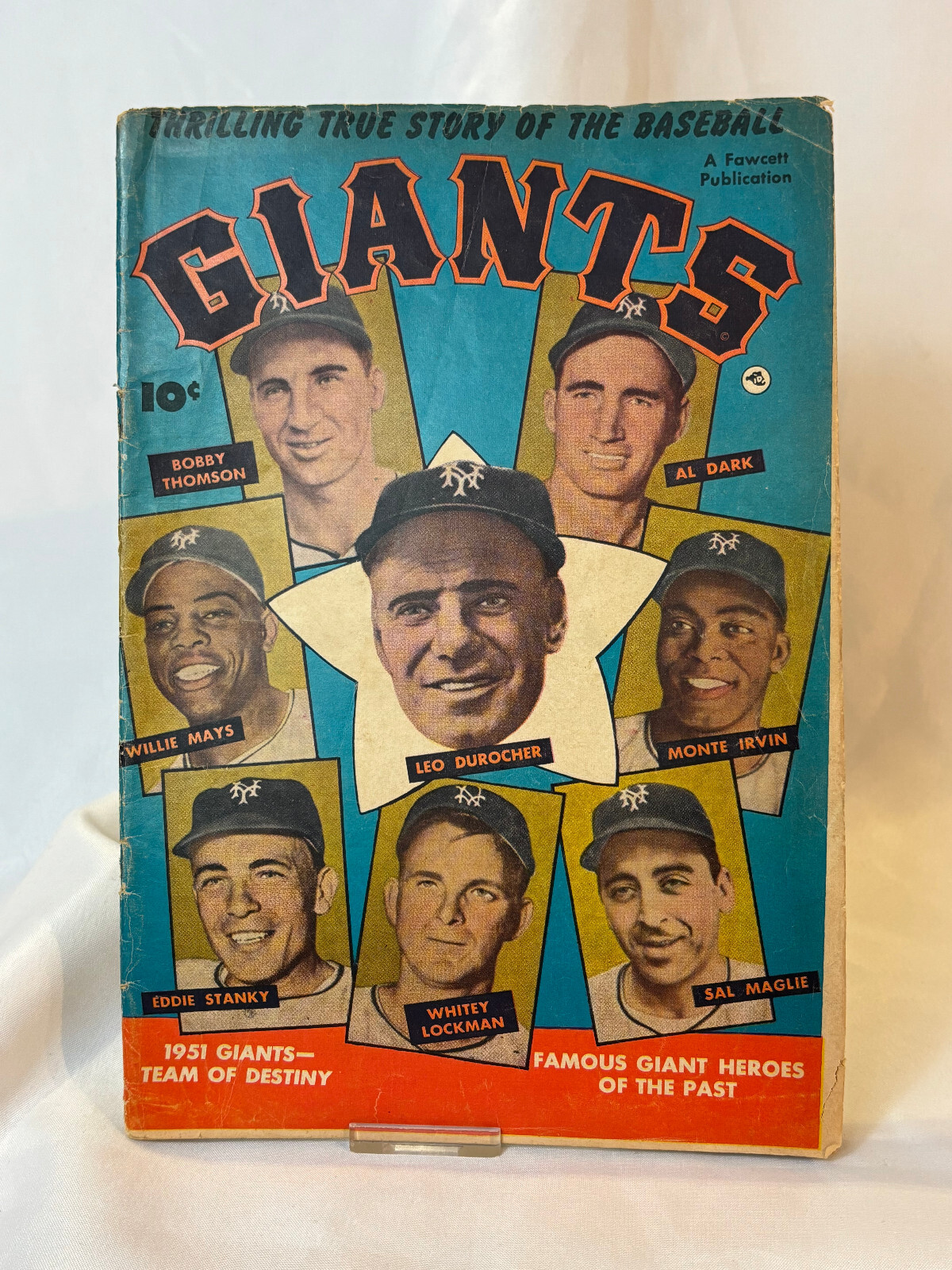 1951 Thrilling True Story of the Baseball Giants Comic Book Team Of Destiny