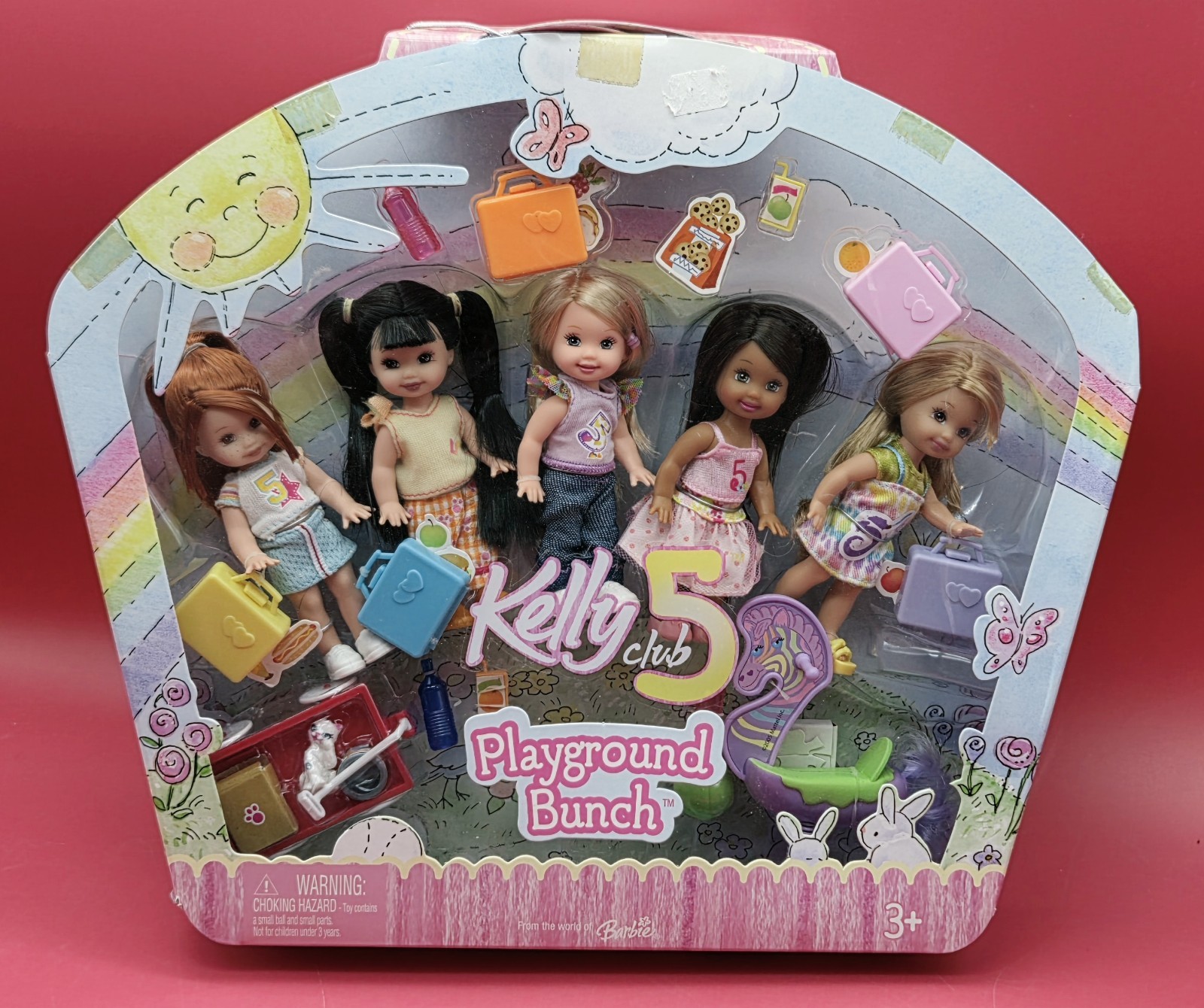 2005 Mattel Barbie KELLY CLUB 5 Playground Bunch #J3693 NRFB