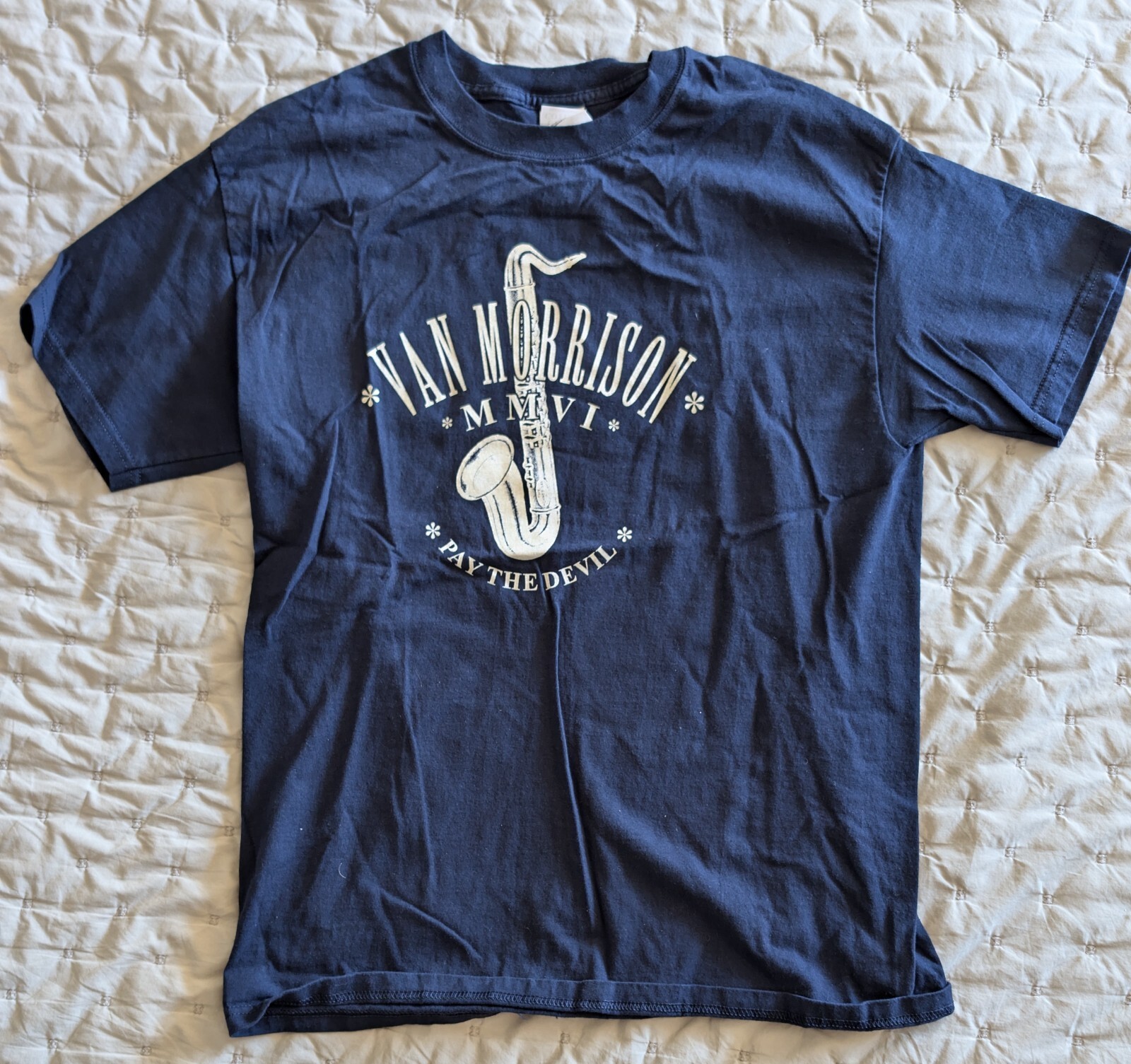 Vintage Style Van Morrison 2007 Pay The Devil Shirt Unisex S-5XL Reprint TR466