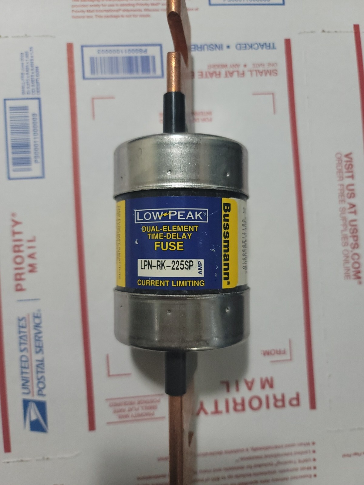 BUSSMANN LPN-RK-225SP Fuse,Class RK1,225A,LPN-RK-SP Series BUSSMANN LPN-RK-225SP Fuse,Class RK1,225A,LPN-RK-SP Series