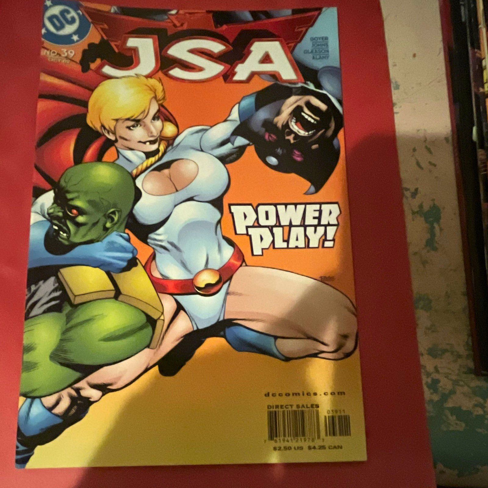 DC Comics JSA #39 Power Play Power Girl Direct Edition Geoff Johns DC Comics JSA #39 Power Play Power Girl Direct Edition Geoff Johns