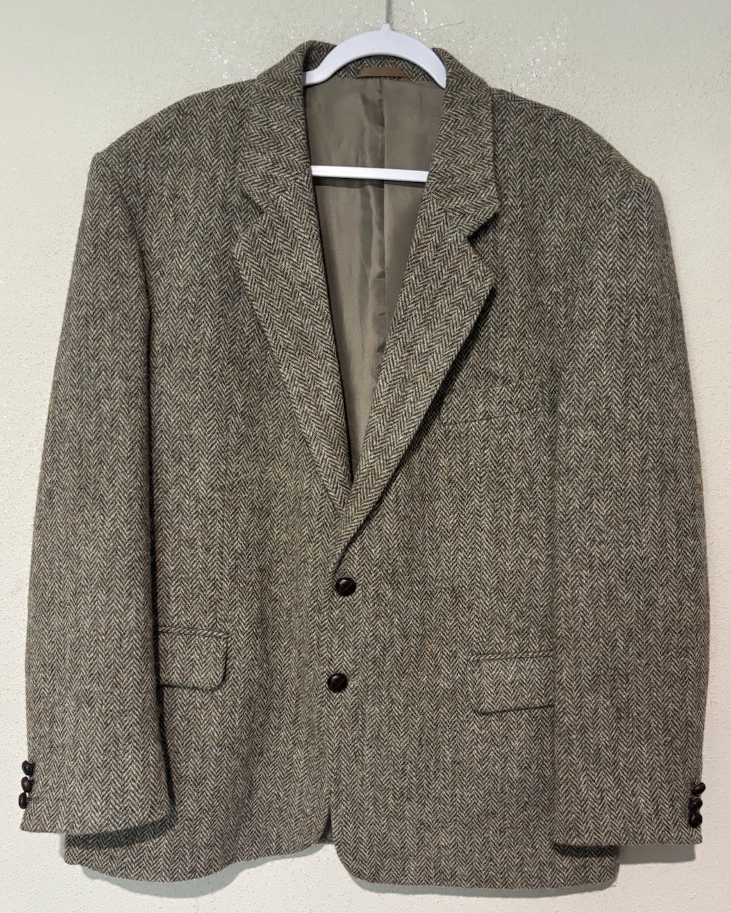 Vintage Hector Russell Kiltmaker Harris Tweed Blazer Men’s Large Wool Jacket