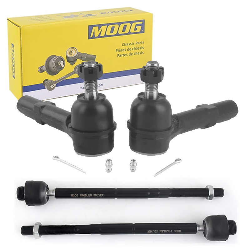 MOOG Front Inner Outer Tie Rod Ends For 07-13 Silverado Sierra 1500 Tahoe Yukon