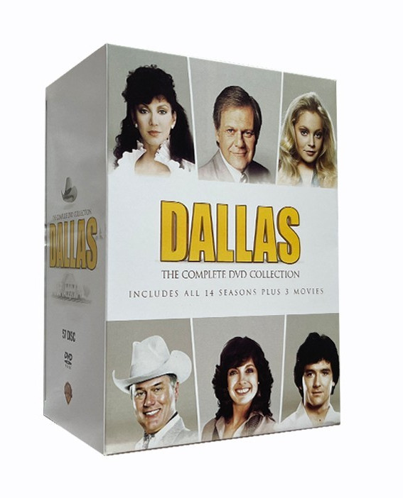 Dallas: The Complete Series Season 1-14+3 Movies (DVD 57-Disc Set) 1 Day Handing Dallas: The Complete Series Season 1-14+3 Movies (DVD 57-Disc Set) 1 Day Handing
