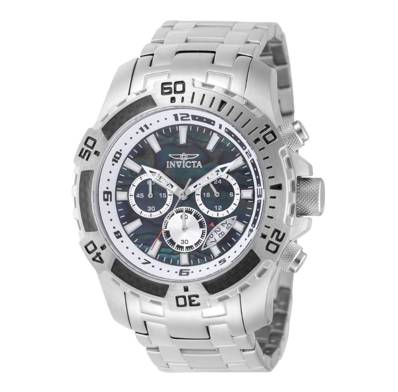 Invicta Pro Diver SCUBA Men's Watch w/ Abalone Dial - 51mm 49853 Stainless New