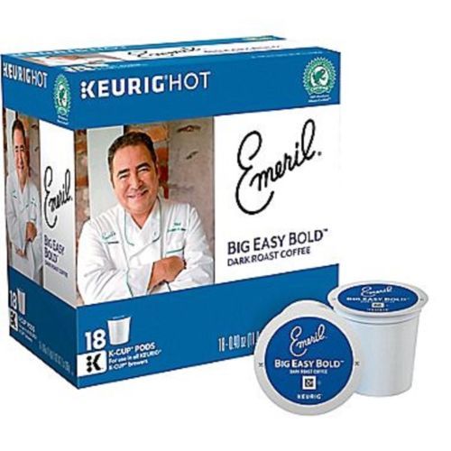 Emeril\'s Big Easy Bold Coffee 18 to 144 Count Keurig K cups Pick Any Quantity