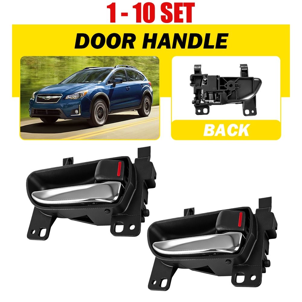 2-20x Interior Inside Door Handle Lever Bezel Right Fit Subaru WRX STI 2015-2021