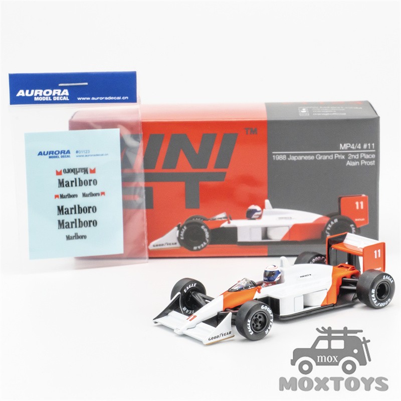 MINI GT 1:64 MP4/4 #11 Alain Prost 1988 Japanese Grand Prix 2nd Car