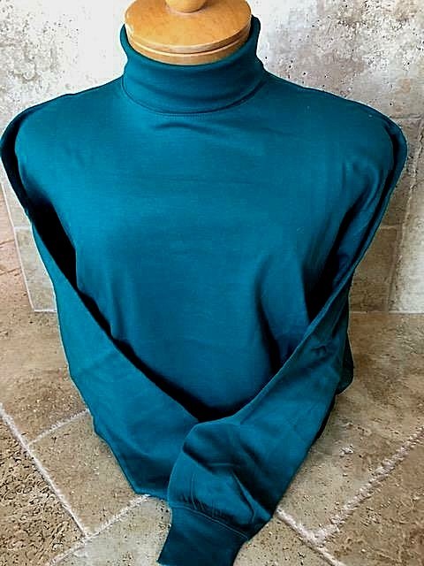 New NWT Mens Faldo Pringle   L,XL, Green Turtleneck Long Sleeve