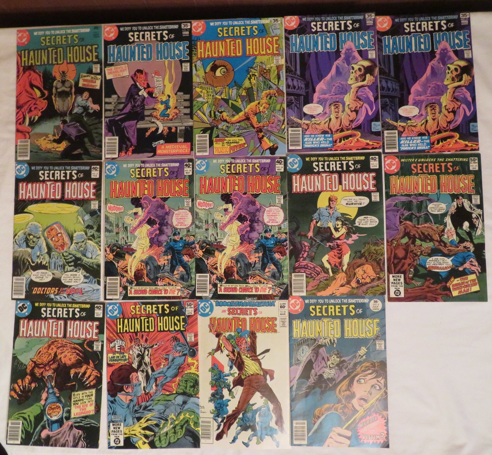 Secrets Of Haunted House Set of 14 #s 6 - 46 DC Horror