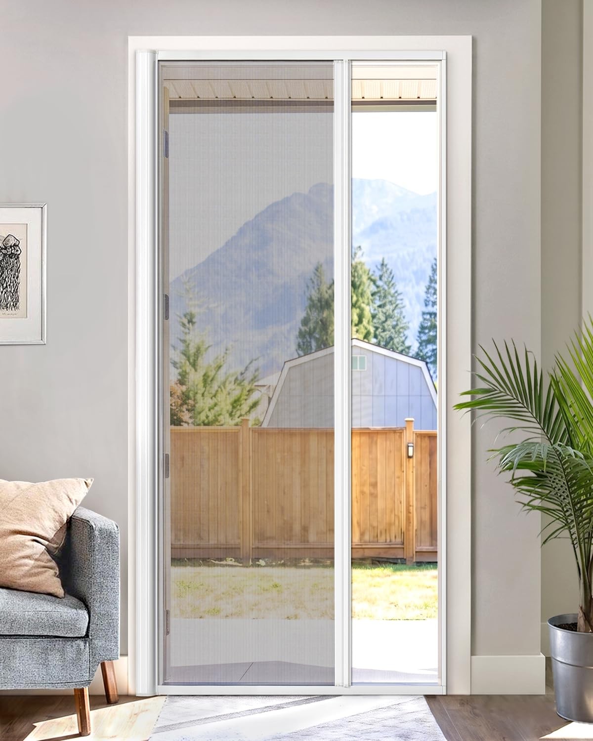 paramondo Retractable Screen for Single Doors 38 9/16\