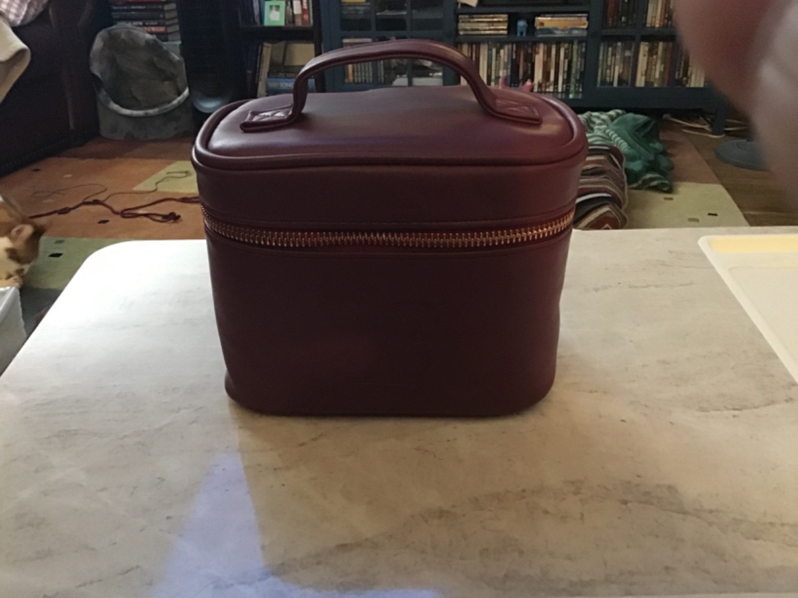NIB Luxury Youngblood Mineral Cosmetics Limited Edition Burgundy Vanity Leather