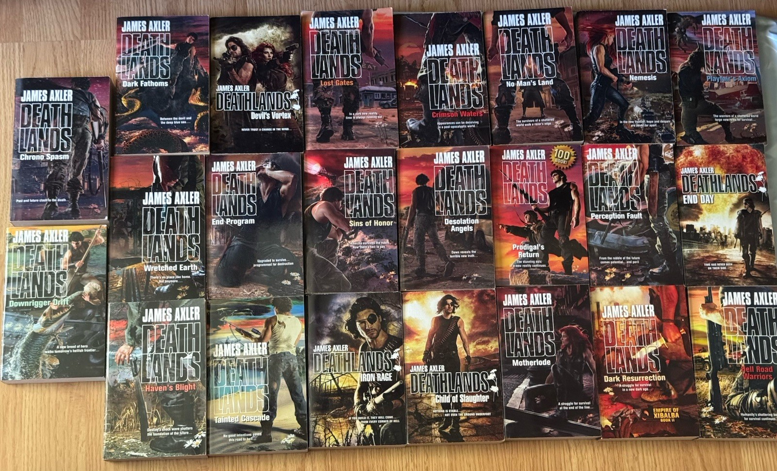 DEATH LANDS 23 Book Lot James Axler Paperback Books by Gold Eagle