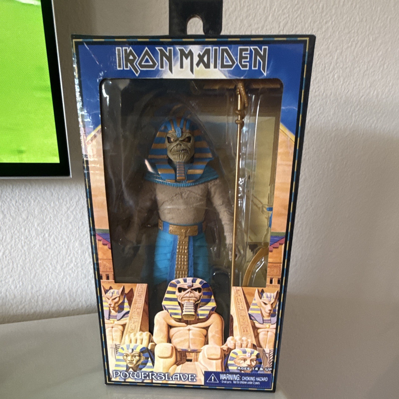 NECA Iron Maiden Powerslave Pharaoh Eddie Original Action Figure NECA Iron Maiden Powerslave Pharaoh Eddie Original Action Figure