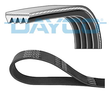 Dayco 4PK915 V-Ribbed Belt for Chrysler, Fiat, Honda, Hyundai, Lancia, Lexus, Mitsubis