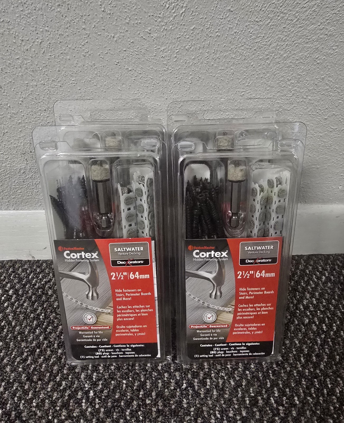 4X LOT FastenMaster Cortex 2-1/2\