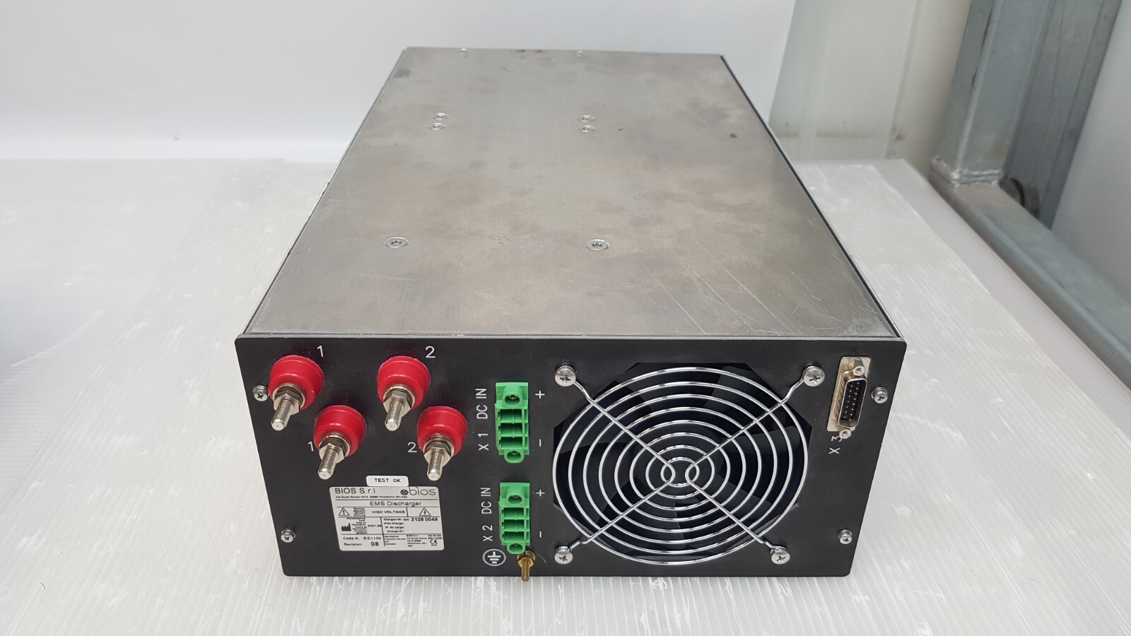 BIOS S.r.l. EMS Discharger; Code: RE1106 Rev.08