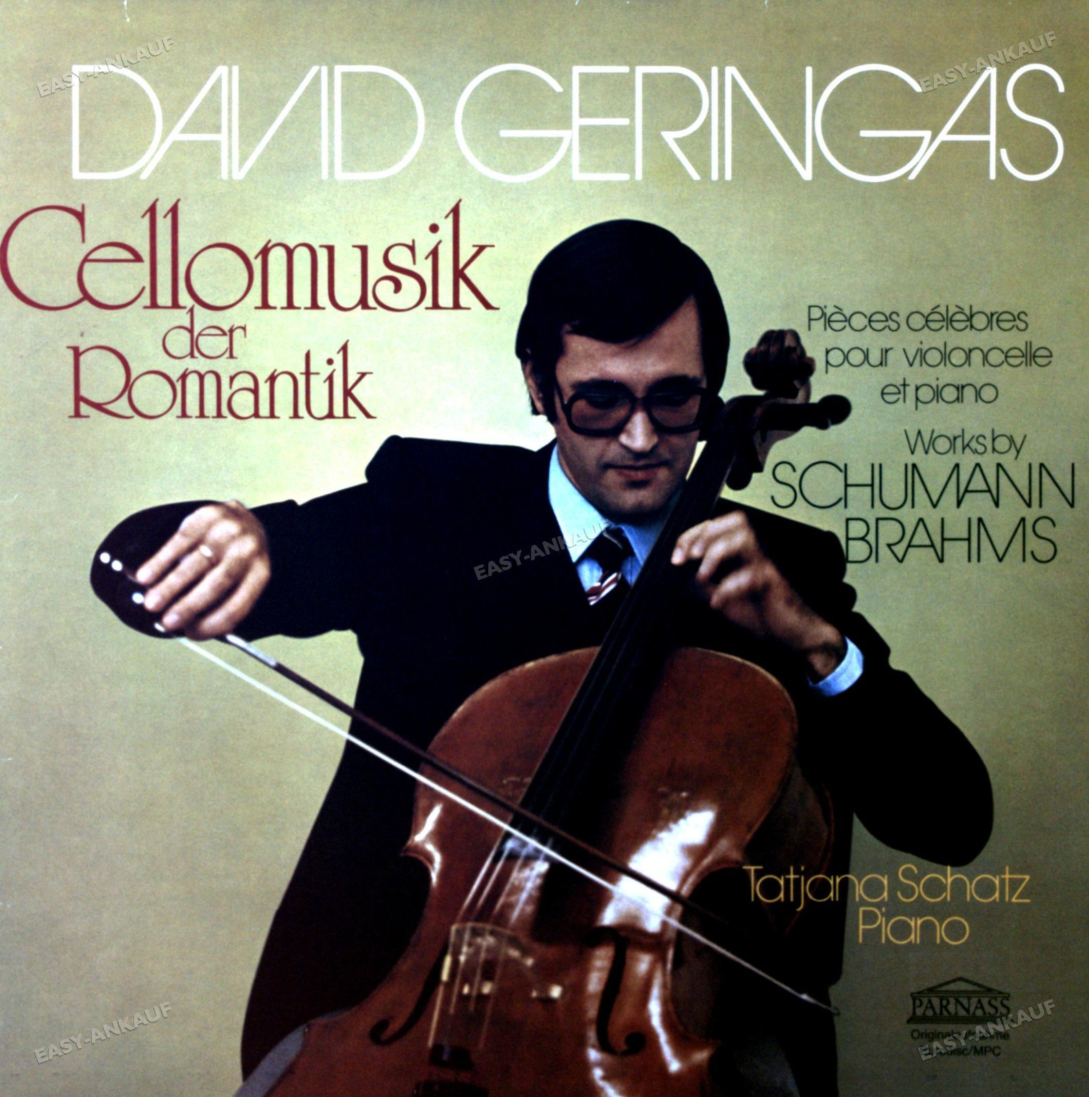 Schumann, Brahms, Geringas, Schatz - Cellomusik Der Romantik LP 1980 \'*