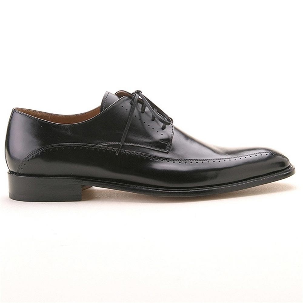 Mario Bruni Black Calfskin Biker Toe Oxford Shoes (US Men Size 8 Medium Width) Mario Bruni Black Calfskin Biker Toe Oxford Shoes (US Men Size 8 Medium Width)