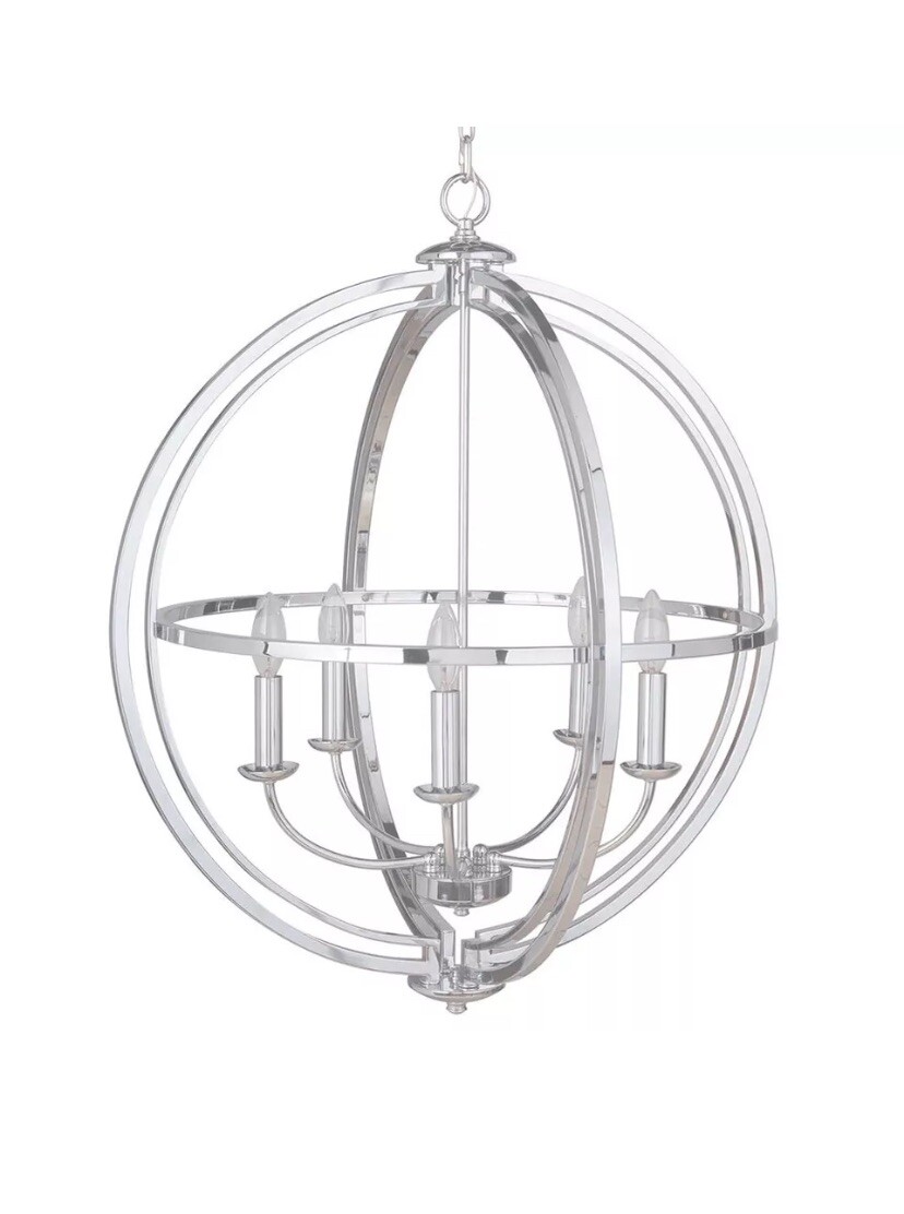 Craftmade 40135 Chrome Berkeley 5-Light 26\