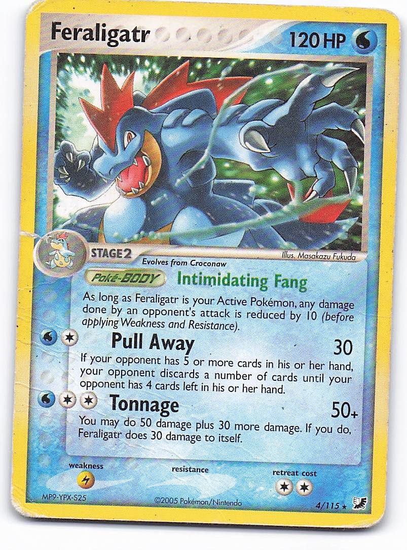 Feraligatr 4/115 Holo Rare Unseen Forces HP