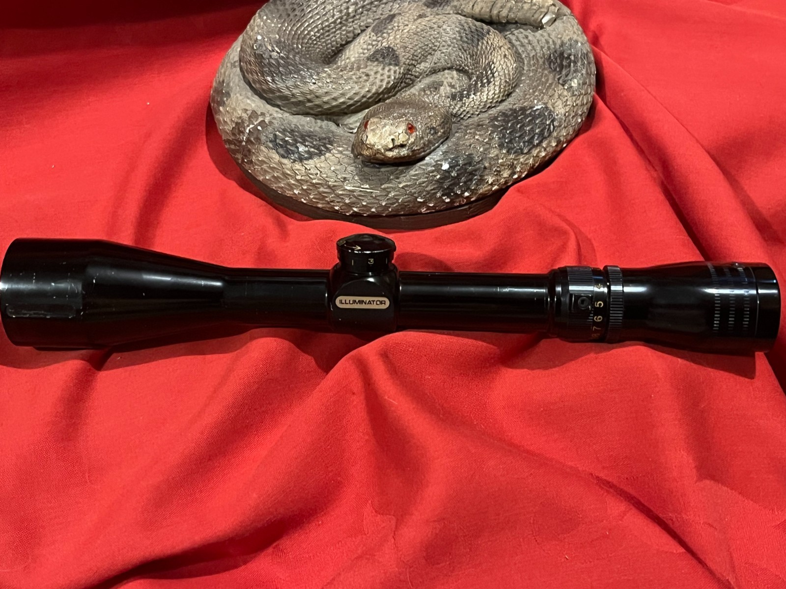 1990\'s REDFIELD ILLUMINATOR ACCU-TRAC 3X-9X Rangefinder/BDC rifle scope 1990\'s REDFIELD ILLUMINATOR ACCU-TRAC 3X-9X Rangefinder/BDC rifle scope