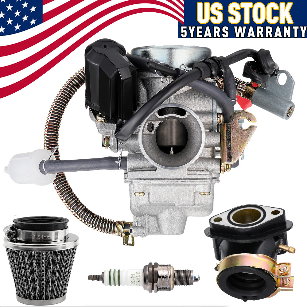 PD24J Carburetor for 4- Stroke GY6 125cc 150cc 152QMI 157QMJ Engine 24mm
