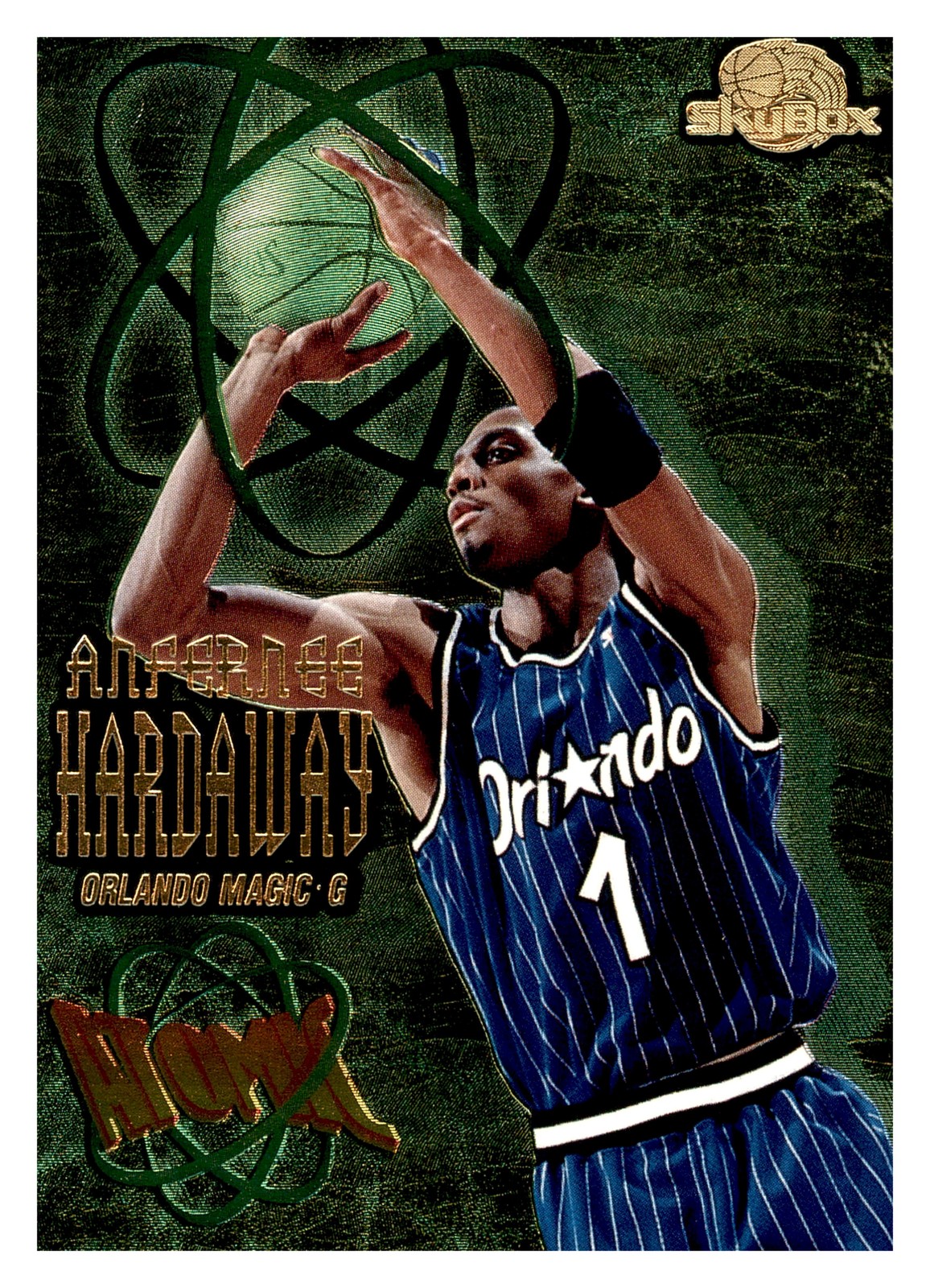 1995-96 SkyBox Premium #A15 Anfernee Hardaway Atomic 1995-96 SkyBox Premium #A15 Anfernee Hardaway Atomic