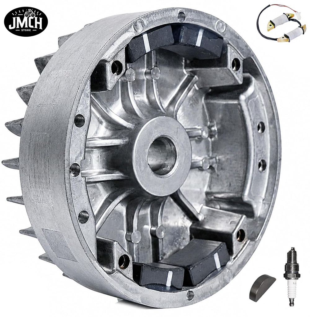 Aluminum Flywheel Charging Coil for Predator 212 Non Hemi Ghost 224 20° BTDC