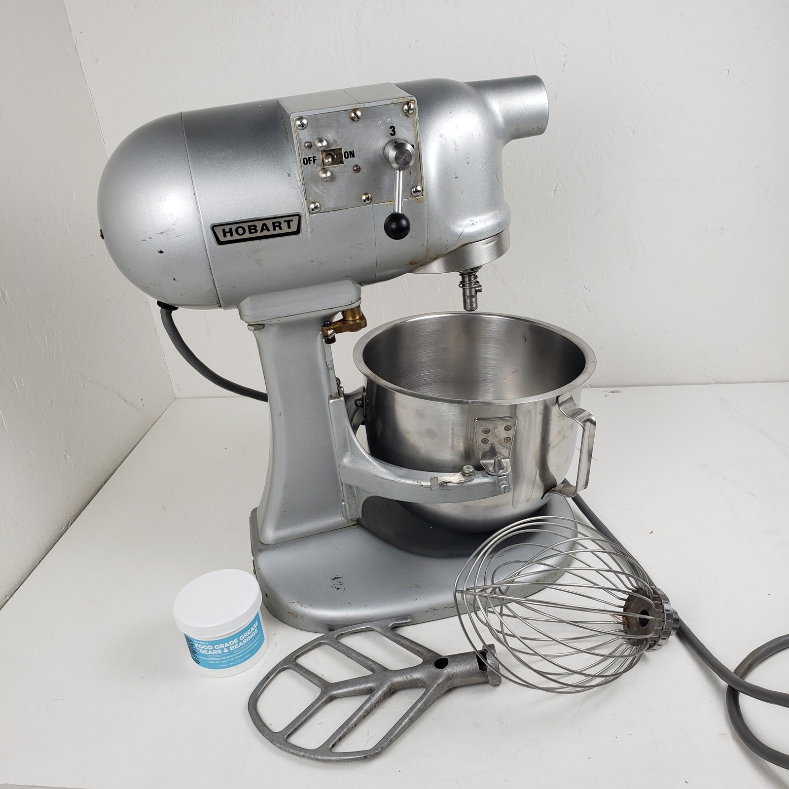 Hobart N50 Commercial 5 Quart Countertop Mixer Silver Works Video Needs Service