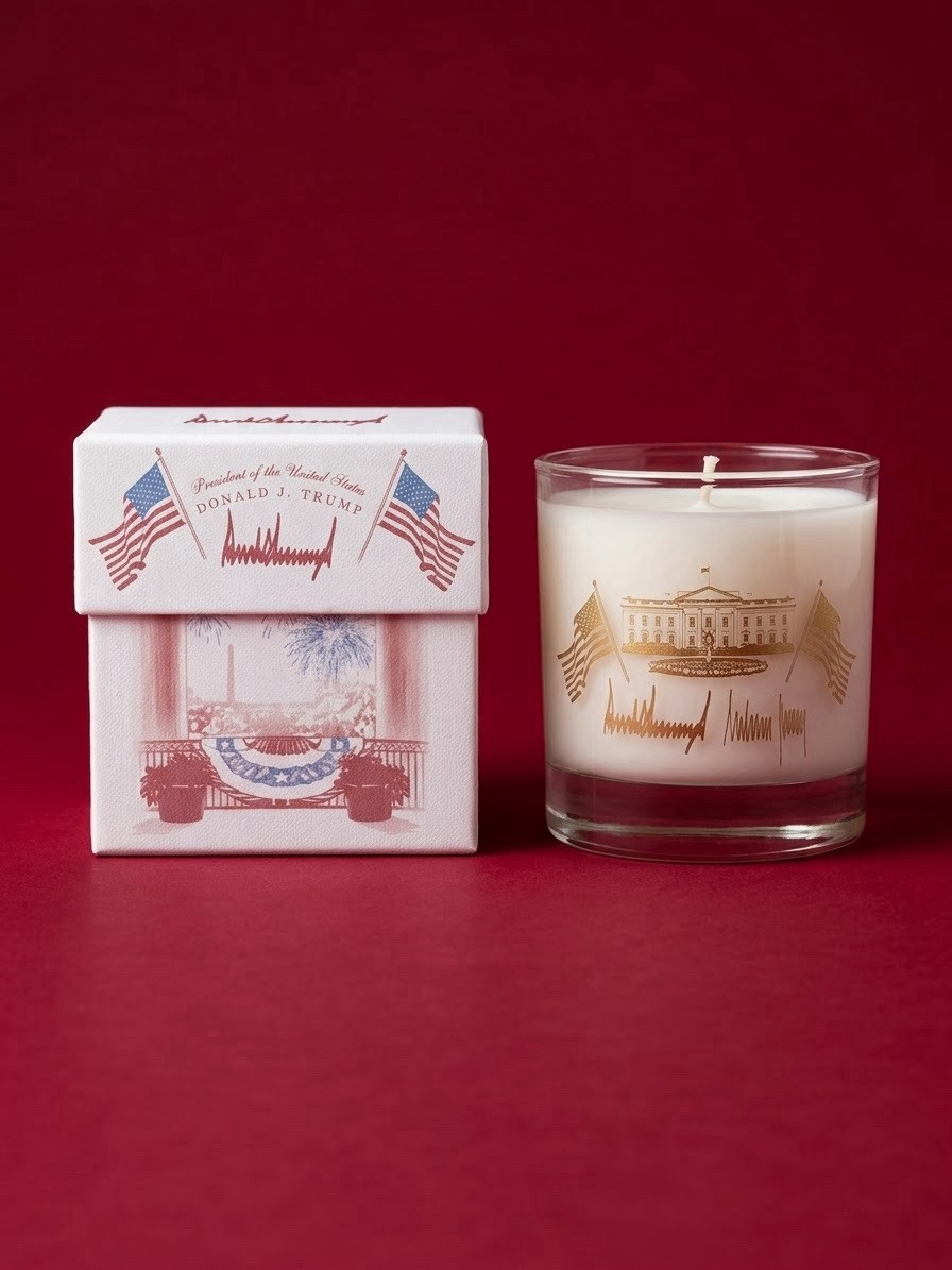 Rare Authentic President Donald J. Trump America 250 White House VIP Candle