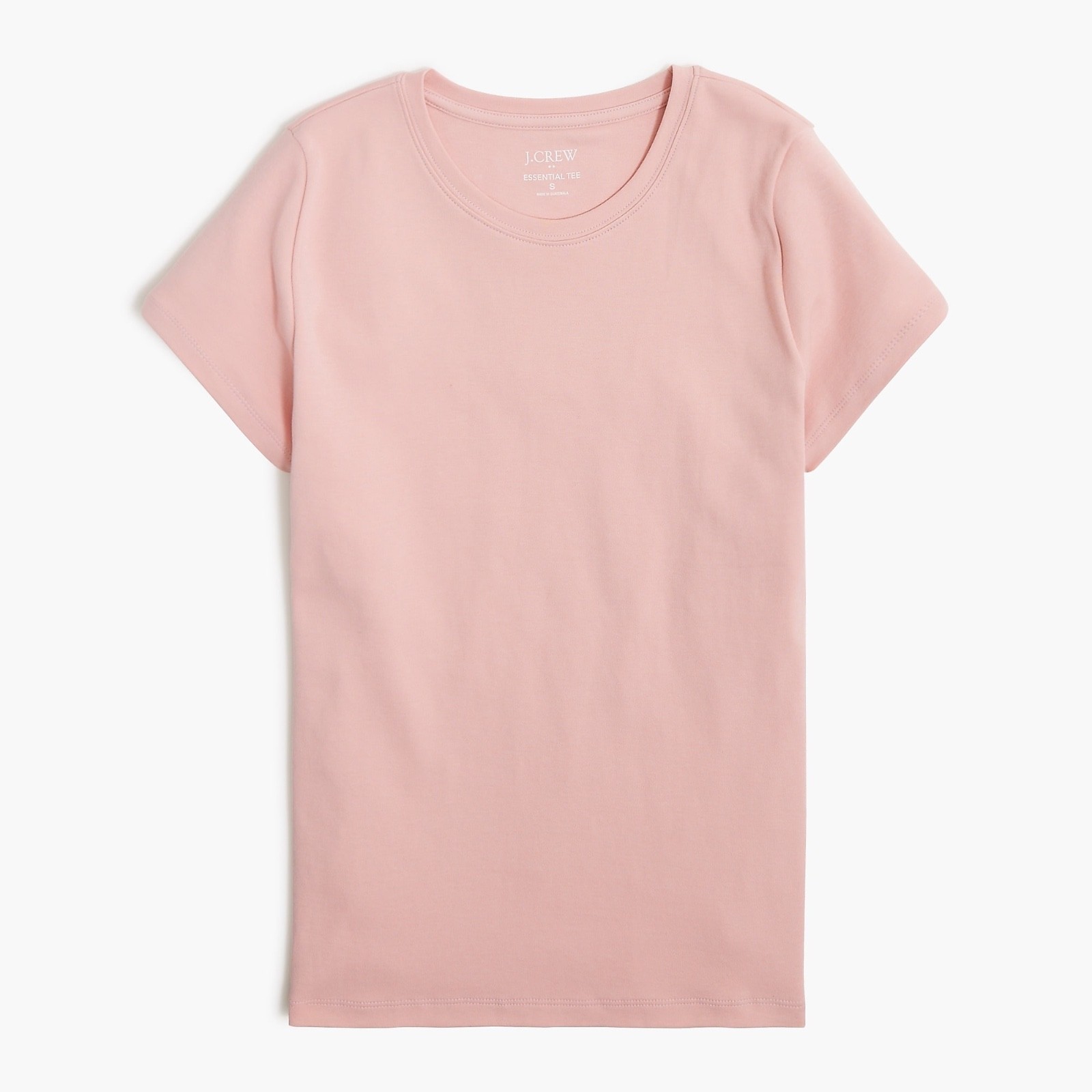 New JCREW Size S Essential Crewneck Tee in Pink $49 CE309 New JCREW Size S Essential Crewneck Tee in Pink $49 CE309