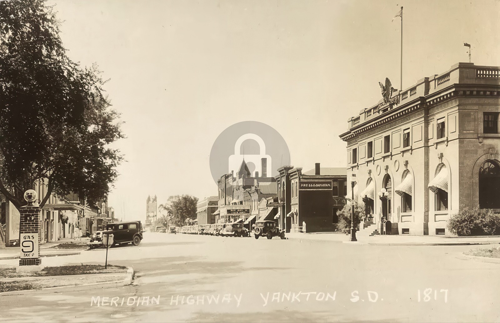 Meridian Highwayview Yankton South Dakota SD RPPC Photo Postcard COPY