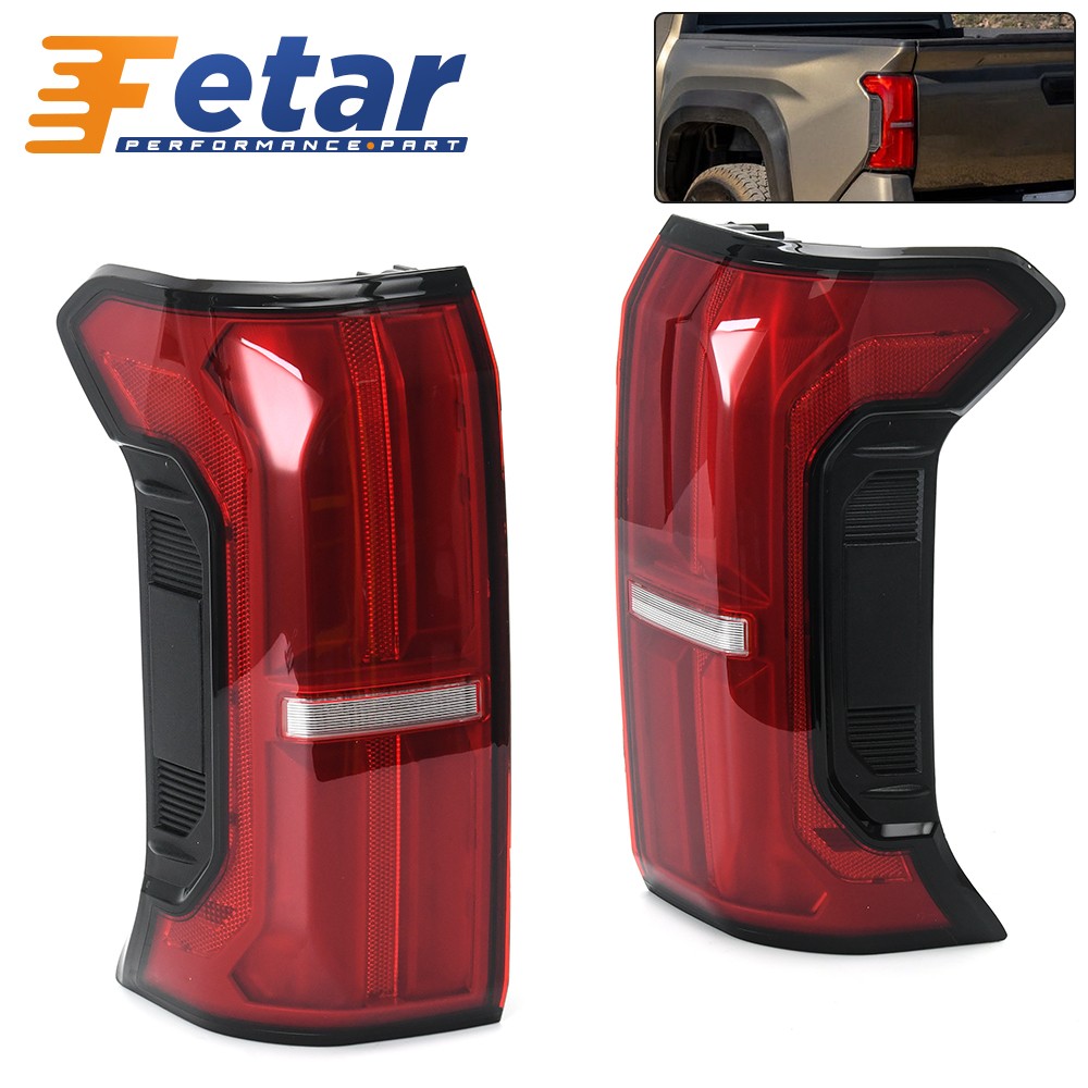 Complete Set LED Tail Lights For 2024-2025 Tacoma - Driver + Passenger Side