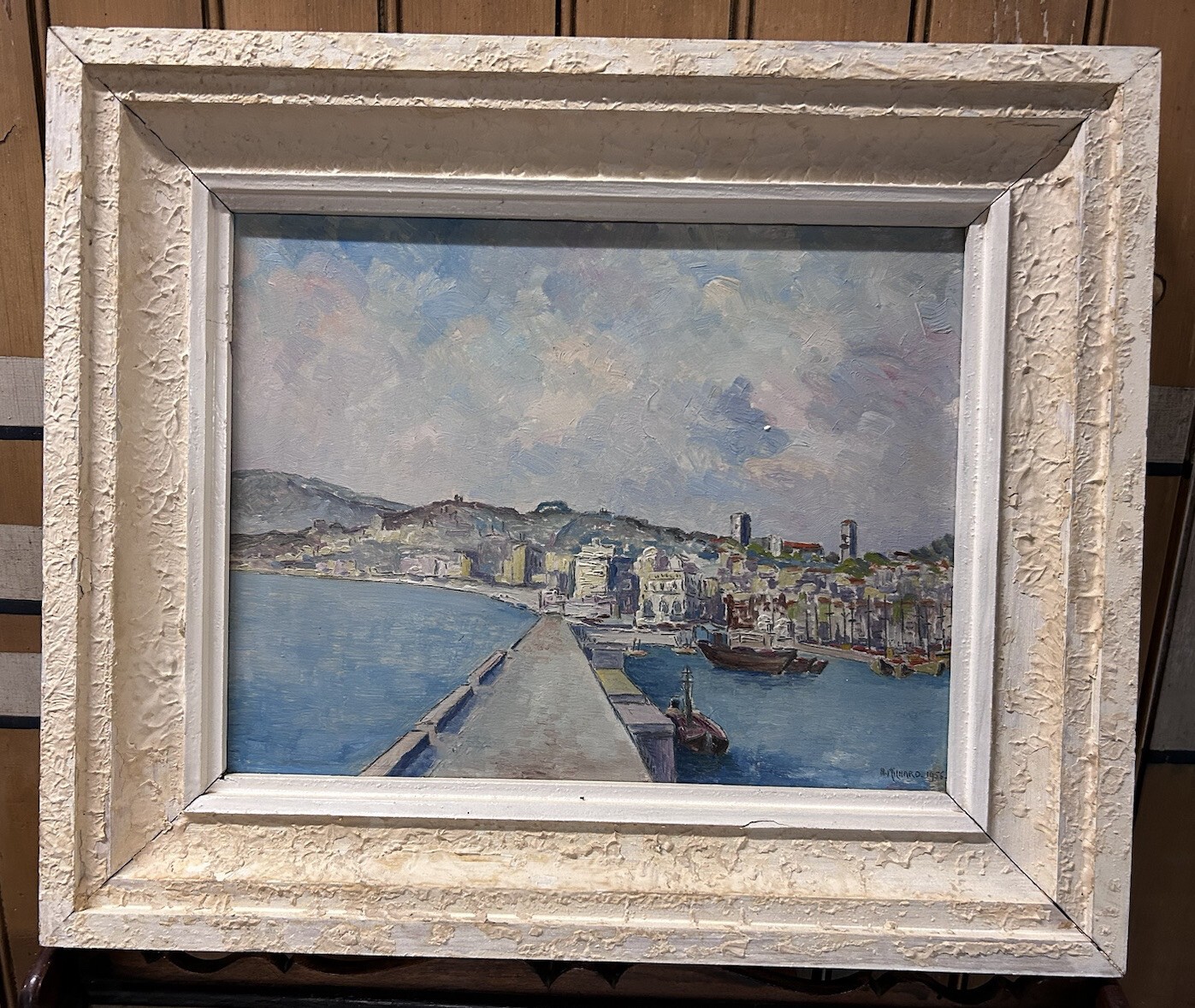 H.Michard Peinture Saint Tropez Var Cote d Azur Mer Port St Tropez