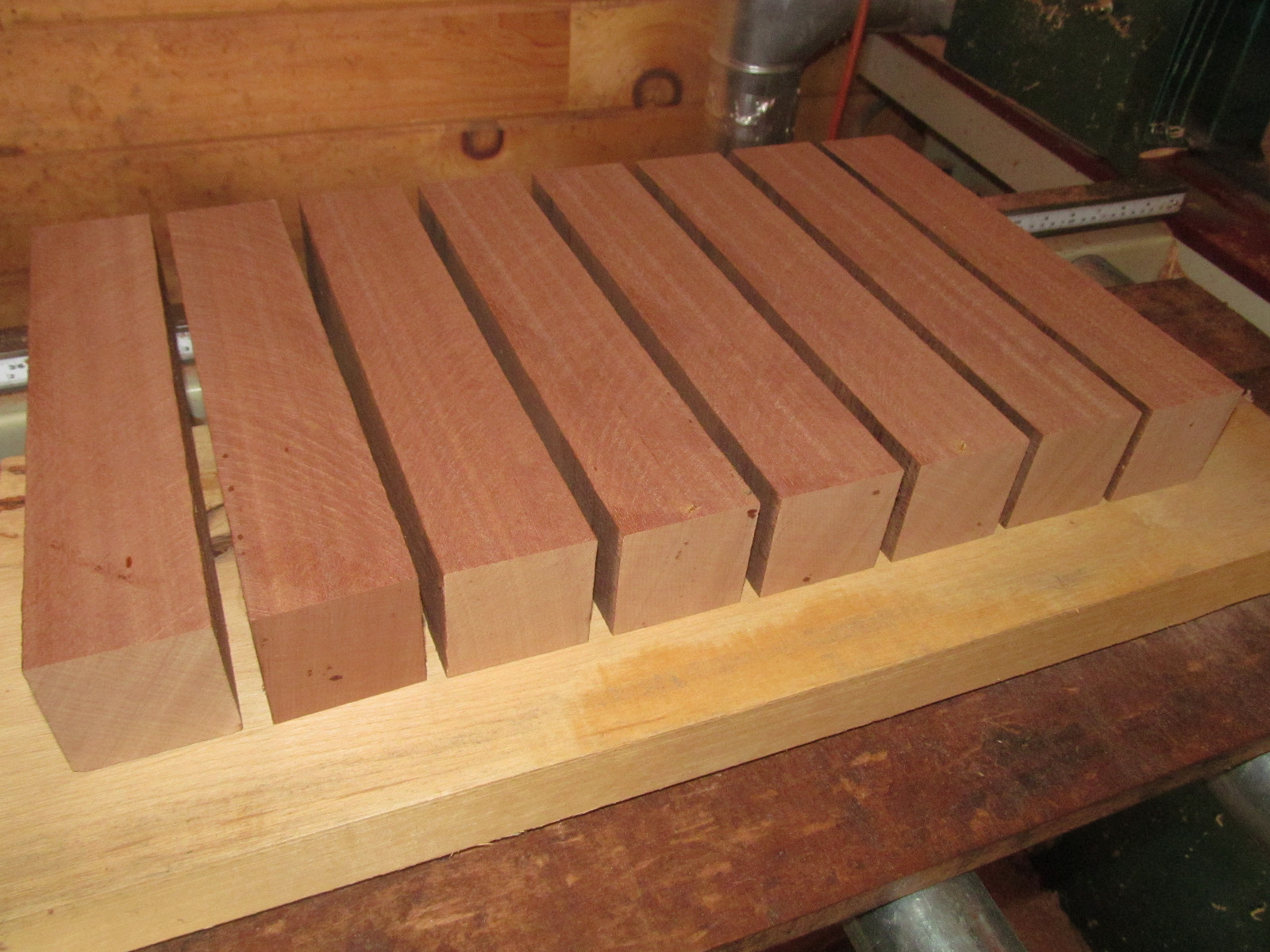 8 EXOTIC AFRICAN MAHOGANY TURNING LATHE WOOD BLANK LUMBER 2\