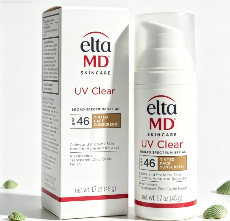 UV Clear Tinted Face Sunscreen Broad‑Spectrum SPF46 1.7oz 48g EltaMD New UV Clear Tinted Face Sunscreen Broad‑Spectrum SPF46 1.7oz 48g EltaMD New