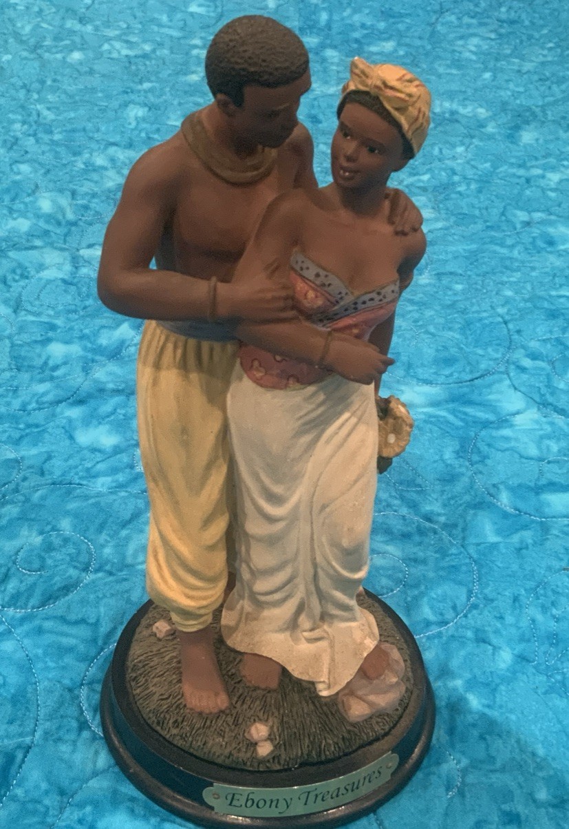 Ebony Treasures by United Treasures standing couple in traditional garb Ebony Treasures by United Treasures standing couple in traditional garb