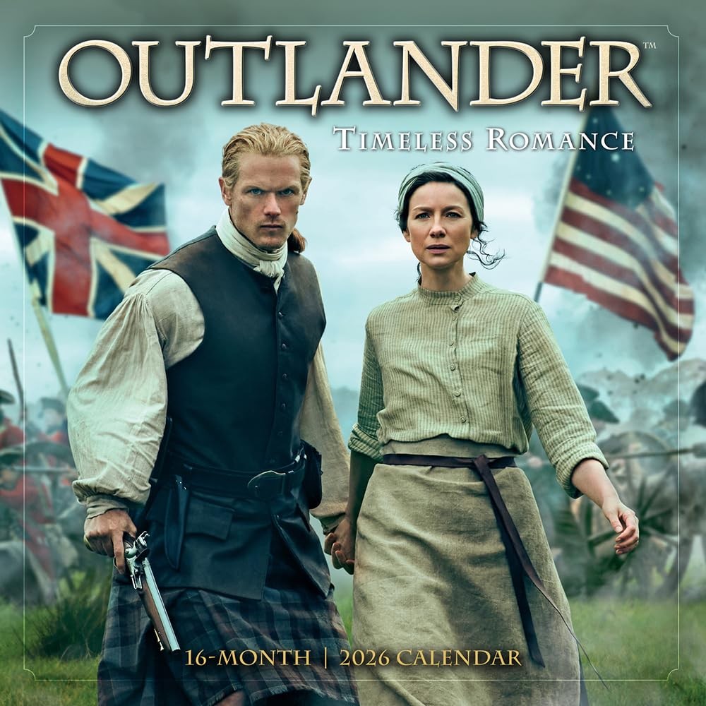 Outlander 2026 Wall Calendar, 12-Month Timeless Romance Calendar, 12\