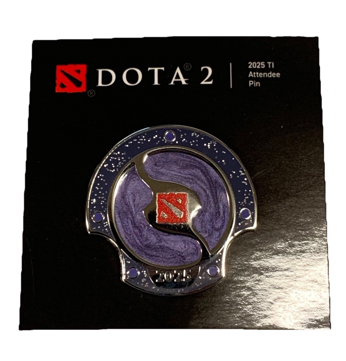 DOTA 2 The International 2025 Exclusive TI Attendee Aegis Pin Dota2 New W/ Code