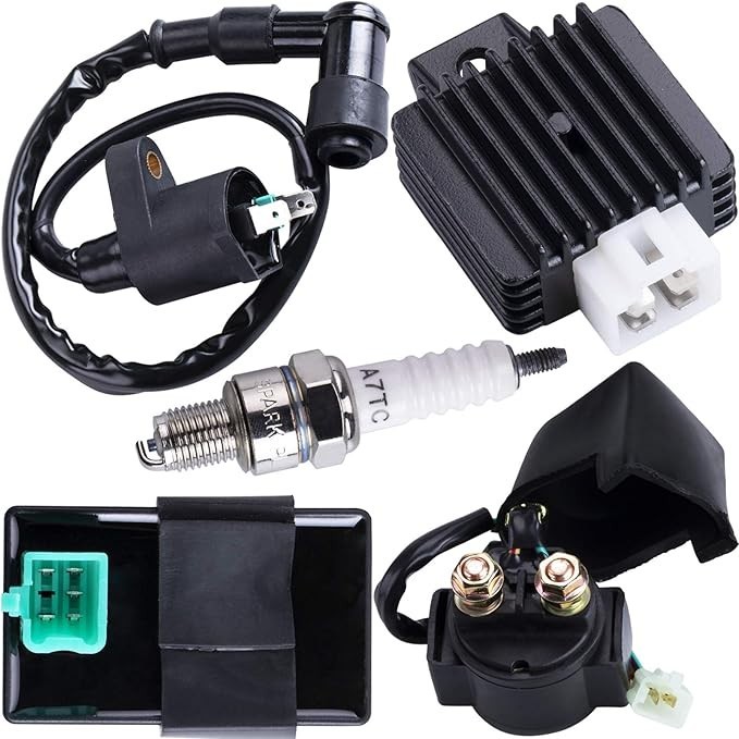 Ignition Coil & CDI Box Kit for 50-125cc ATV, Go Kart, Dirt Bike, Scooter