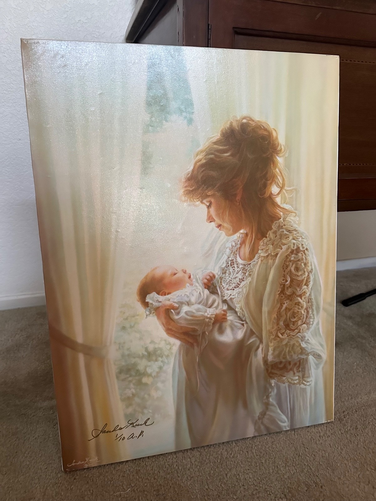 Sandra Kuck “God’s Gift” Artist Proof 1/10 A.P. Signed Canvas Print w/ COA 18x24