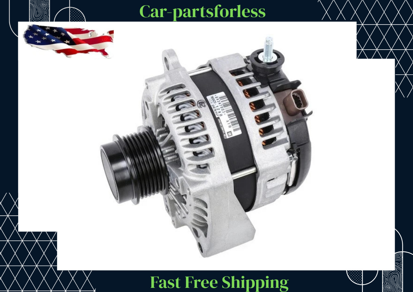 Denso 2018-2024 Chevrolet Camaro Alternator 2019 2020 2021 2022 84347903 Denso 2018-2024 Chevrolet Camaro Alternator 2019 2020 2021 2022 84347903