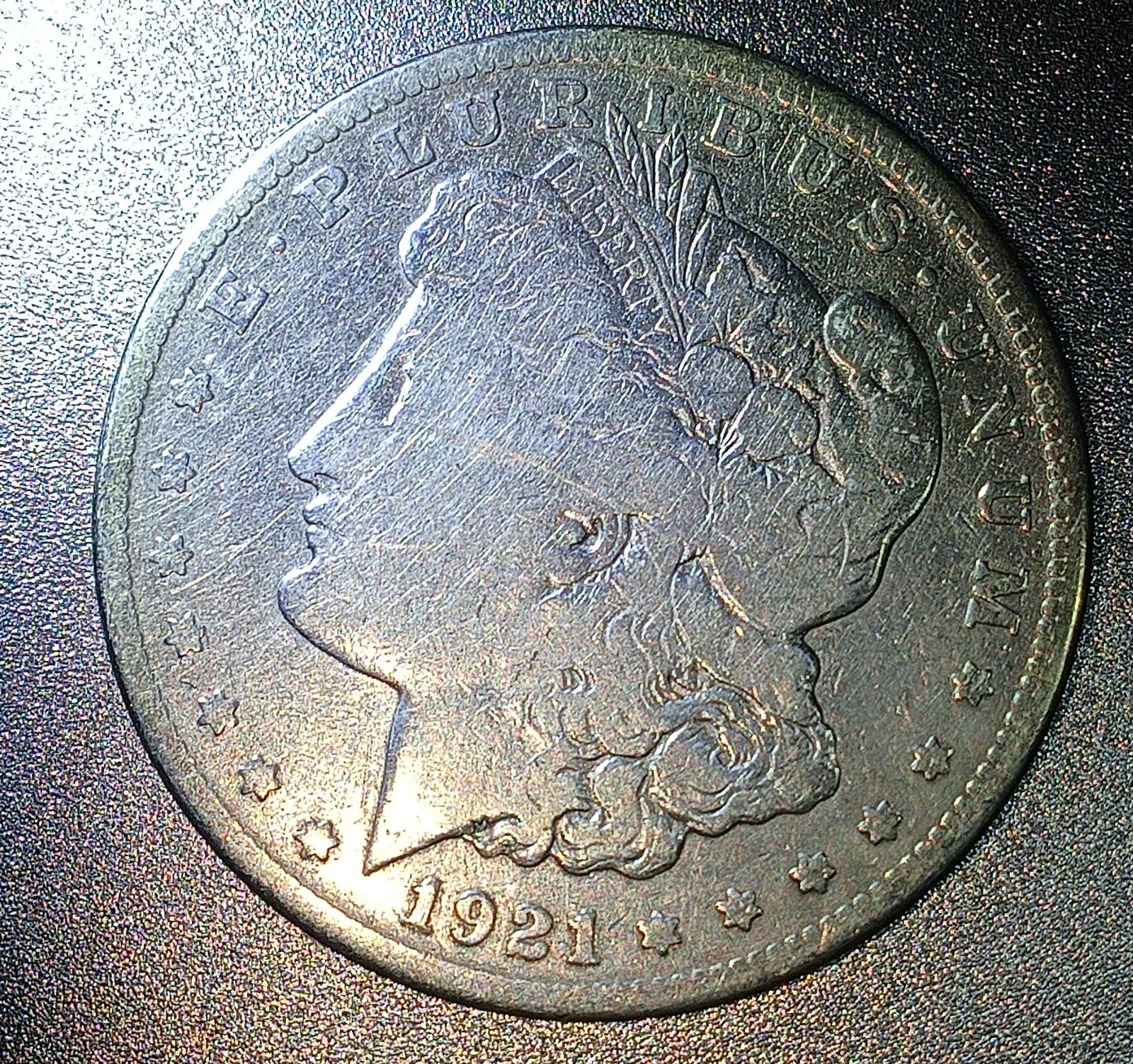 *1921-S Morgan Silver Dollar VF