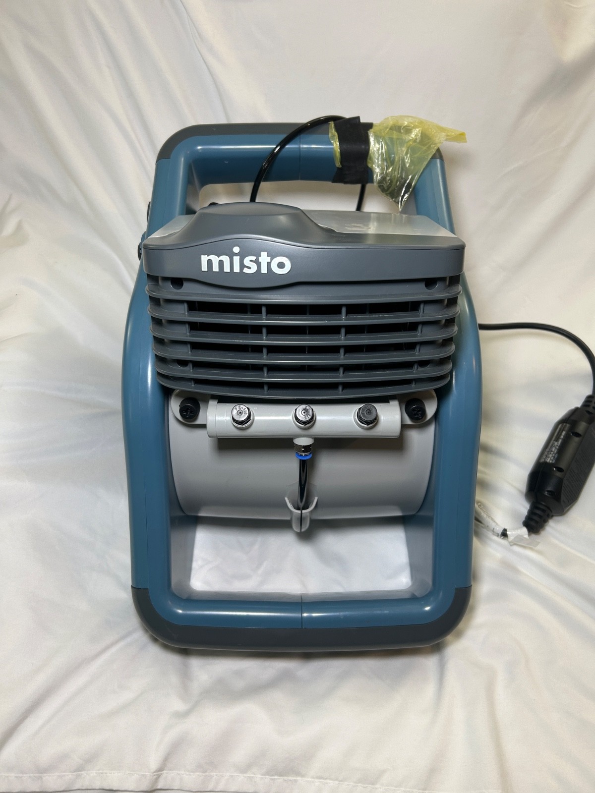 Lasko 7054 Misto Outdoor Misting Blower Fan - Features Cooling Misters, In Blue