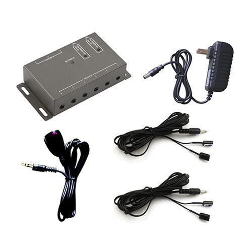 Hidden IR Infrared Remote Control Repeater Extender Emitter Receiver System Kit