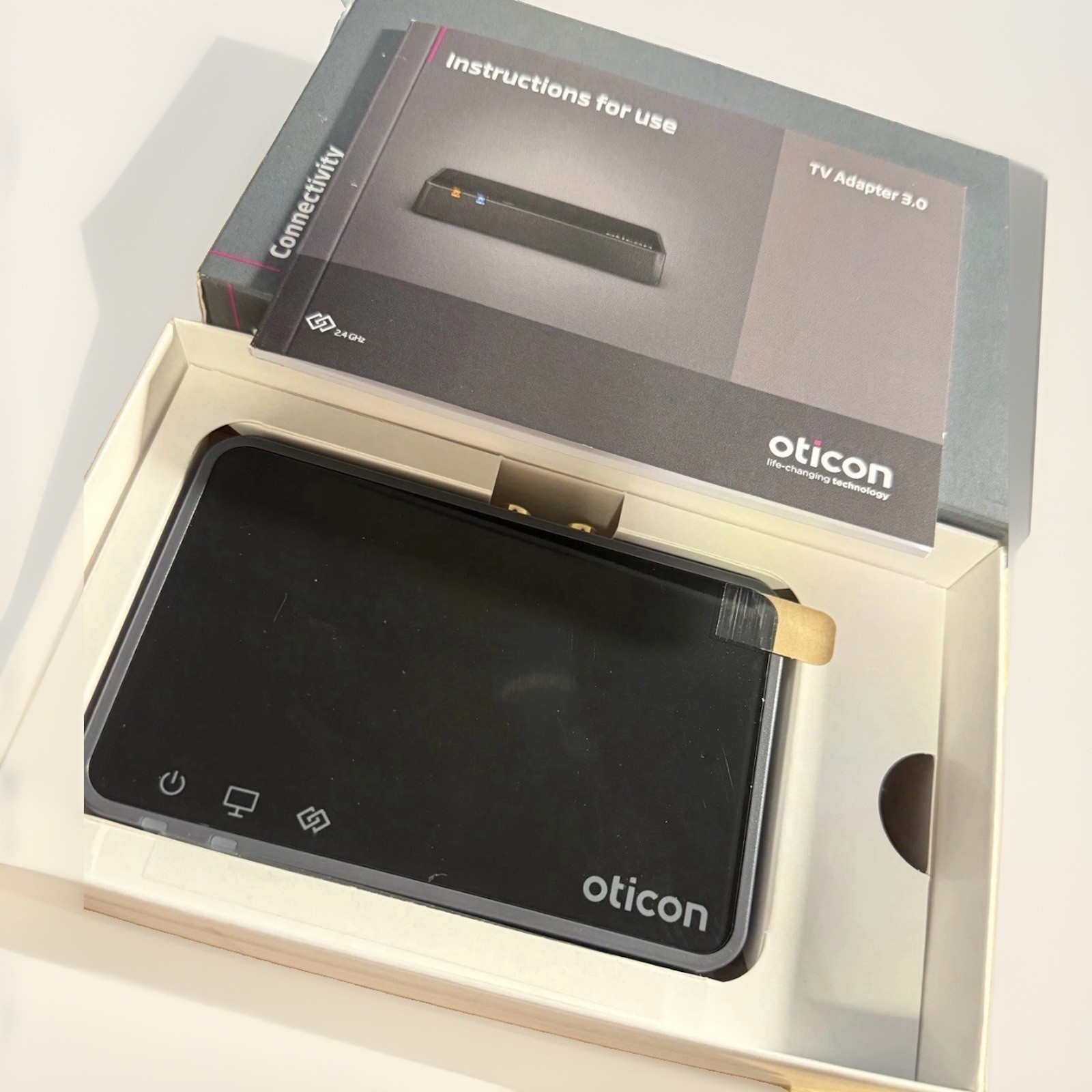 NEW Oticon Dolby Digital TV Adapter 3.0 New In Box NEW Oticon Dolby Digital TV Adapter 3.0 New In Box