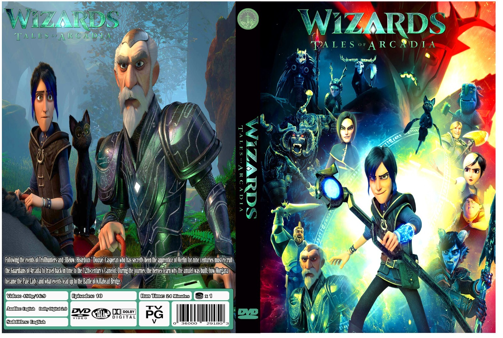 Wizards: Tales of Arcadia Animated Series Episodes 1-10 English Audio